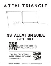 TEAL TRIANGLE ELITE HOIST Installation Manual