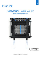 Vuelogic Purelink SOFT-TOUCH Installation Manual & Parts List