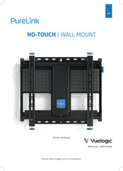Vuelogic Purelink NO-TOUCH Installation Manual & Parts List