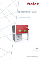 Trotec SpeedMarker 1600 Operating Manual