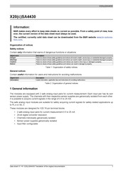B&R X20cSA4430 Manual