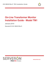 Qualitrol SERVERON TM1 Installation Manual