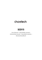 Choetech SC015 User Manual