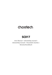 Choetech SC017 User Manual