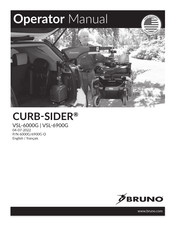 Bruno CURB-SIDER VSL-6000G Operator's Manual