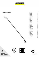 Kärcher PSW 18-20 Battery Manual