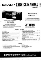 Sharp VZ-3000H Service Manual