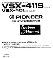 Pioneer VSX-401 Service Manual