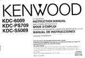 Kenwood KDC-6009 Instruction Manual