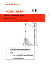 Noblelift PS E12N Service Maintenance Manual