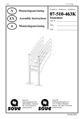 Sove 07-510-463K Assembly Instructions Manual