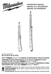 Milwaukee M12 TRAPSNAKE 49-16-3574 Operator's Manual