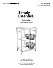 BED BATH & Beyond 69843014 Assembly Instructions Manual