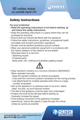 Gentech Four E's Scientific MI0101002 Manual
