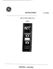 GE CLPG12C Instructions Manual