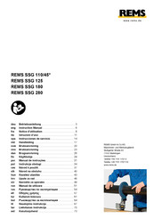REMS SSG 125 Instruction Manual