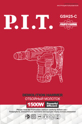 P.I.T. PROFESSIONAL GSH25-C Operation Manual