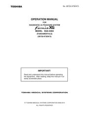 Toshiba famio XG SSA-530A Operation Manual