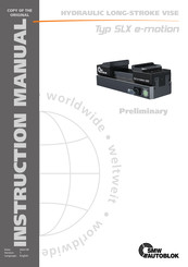 SMW Autoblok 461600 Instruction Manual