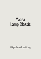 Yaasa Lamp Classic Original Operating Instructions
