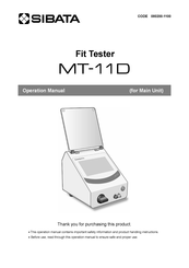 Sibata MT-11 D Operation Manual