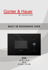 Gunter & Hauer EOK 20 X Instruction Manual