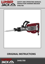 Lumber Jack DHB1700 Safety And Operating Manual