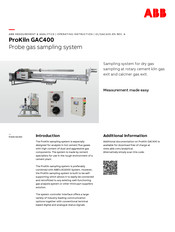 ABB ProKiln GAC400 Operating	 Instruction