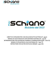 F.lli Schiano E-JUPITER 27.5 MTB Instructions Manual