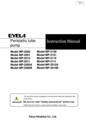 EYELA MP-2000B Instruction Manual