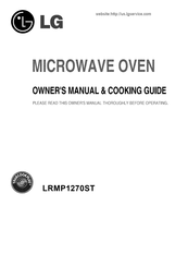 LG LRMP1270ST Owner's Manual & Cooking Manual