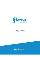 Siera PRO 3000G User Manual