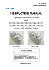 Ulvac DA-241SD Instruction Manual