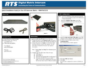 RTS Zeus III Quick Installation Manual