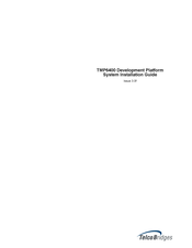 TelcoBridges TMP6400 System Installation Manual