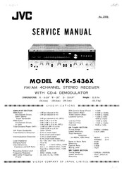 JVC 4VR-5436X Service Manual