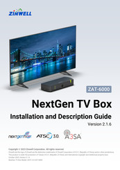 Zinwell ZAT-6000 Installation Manual