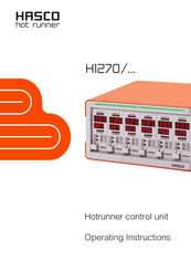 Hasco Hotrunner H1270 Series Operating Instructions Manual
