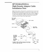 HP E5351A Installation Notes