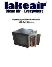 lakeair LA2-RC2 Operating And Service Manual
