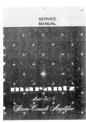 Marantz SC-8 Service Manual