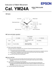 Epson YM24A Instruction Manual