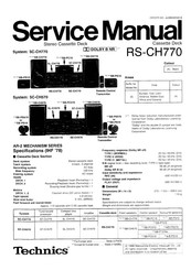Technics SC-CH770 Service Manual