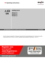 EWM PM 301 G Operating Instructions Manual