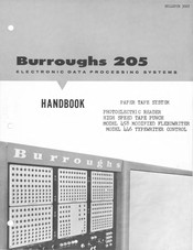 burroughs 205 Handbook