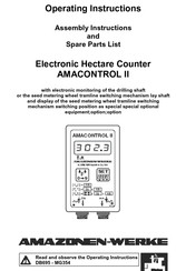 AMAZONEN-Werke AMACONTROL II Operating Instructions Manual