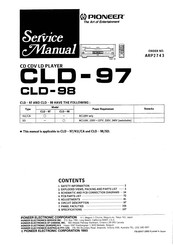 Pioneer CLD-97 Service Manual