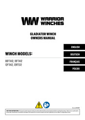 Warrior Winches GLADIATOR 10FTA12 Owner's Manual