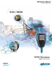 M/A-Com tyco KRY 101 1737/3 Maintenance Manual