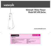 Waterpik WP-490 Series Manual